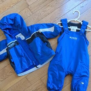 Columbia Kids' Blue and Black Snowsuit